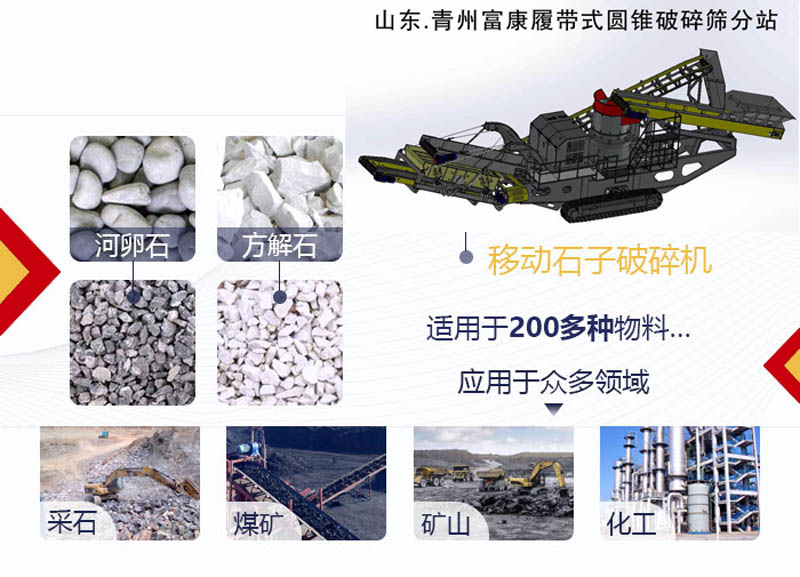 移動(dòng)破碎石料設備