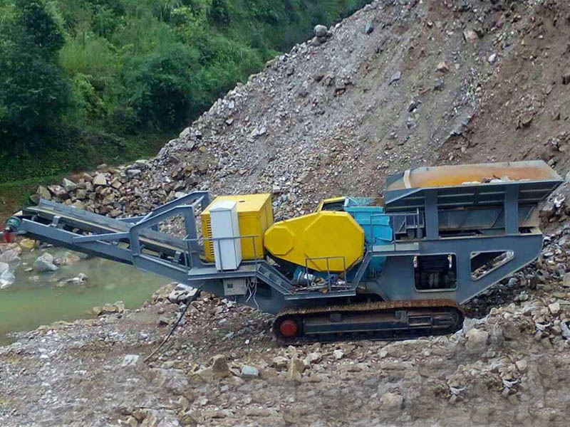 移動(dòng)石子破碎機